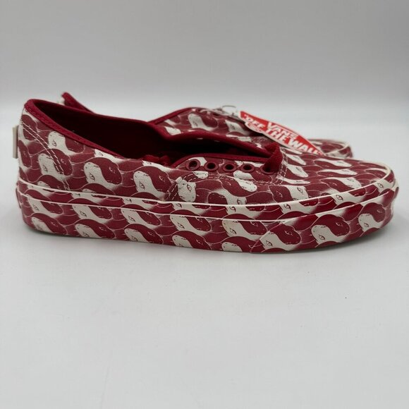 Vans Opening Ceremony Red White Snake Checker Sneakers Womens Size 8 - Picture 4 of 9